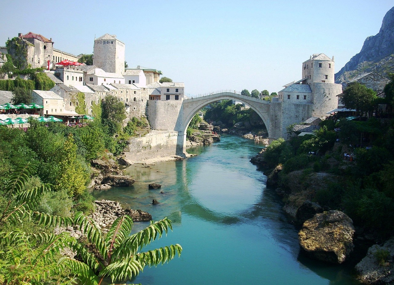show, bridge, river, arc, bosnia and herzegovina, show, show, show, show, show
